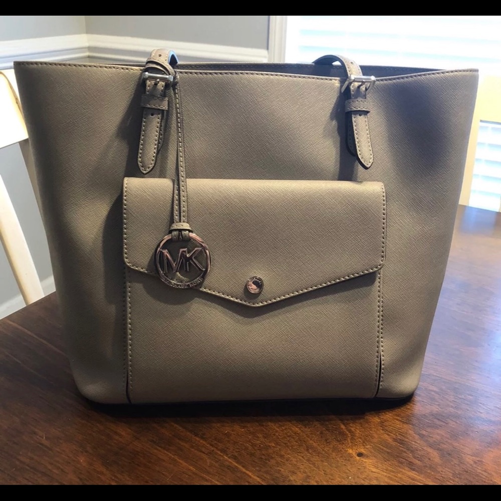 Gray Michael Kors Handbag.